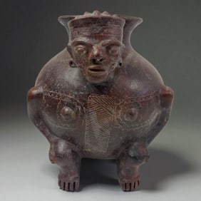 Large Pre-Columbian Effigy Vessel