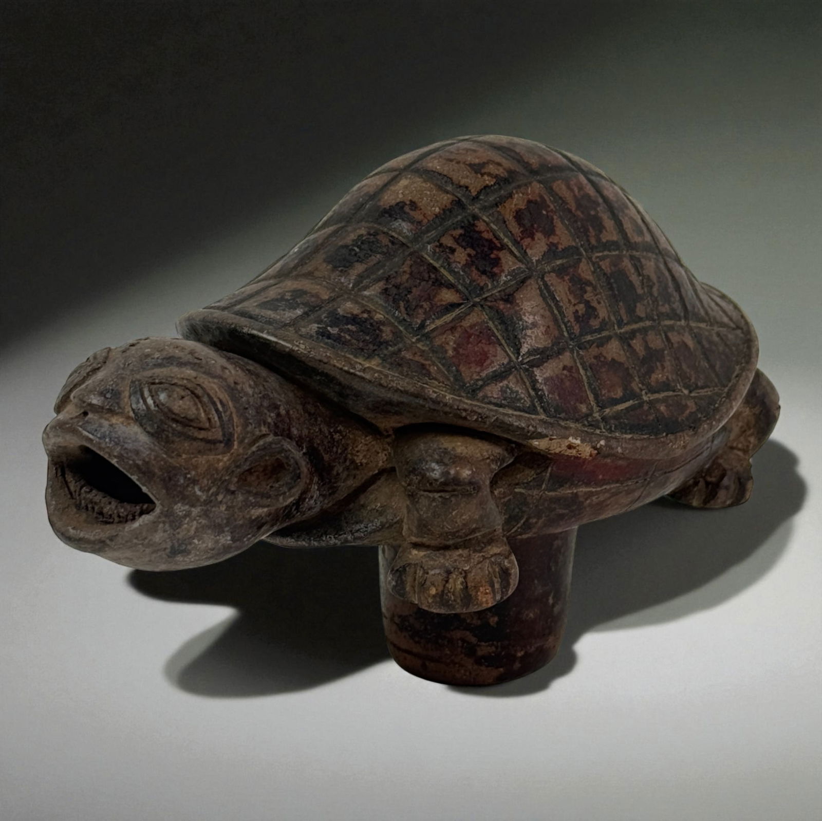 Pre-Columbian Painted Turtle Effigy (1 of 6)