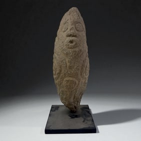 Pre-Columbian Carved Stone Idol