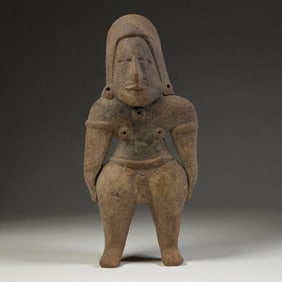 Pre-Columbian Stone Female Effigy