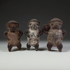 Group of Three Ceramic Figurines