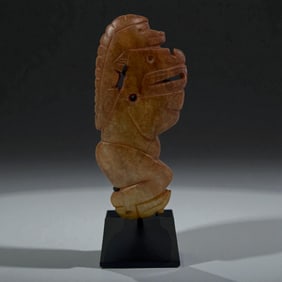 Ancient Hardstone Carved Pendant