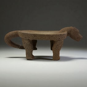 Pre-Columbian Stone Support Bowl