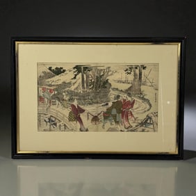 Japanese Woodblock by Katsushika Hokusai