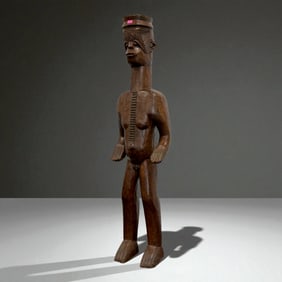 African Carved Male Figure