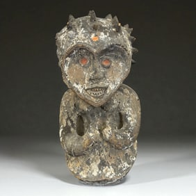 African Carved Male Figure