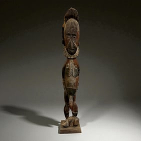 West African Painted Tribal Figure