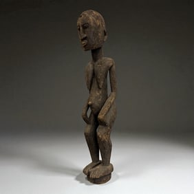African Carved Male Figure