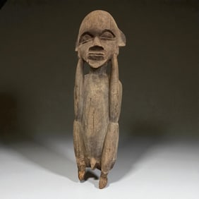 African Elongated Ancestor Figure