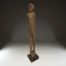 African Tall Standing Male Figure