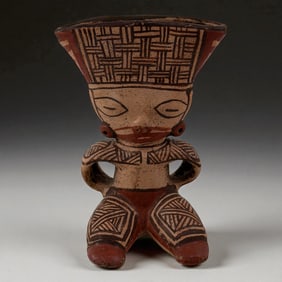 Painted Effigy Vessel