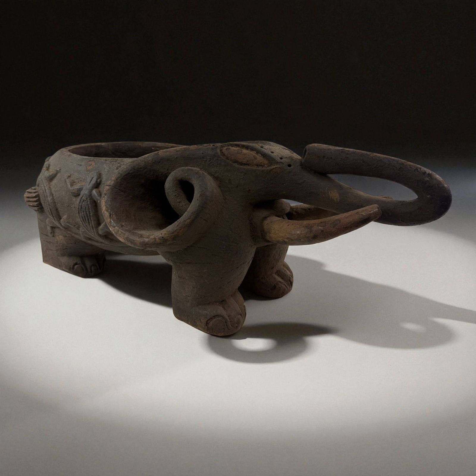 African Elephant Form Vessel (1 of 9)
