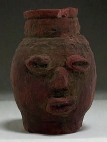 Rare Ancient Head Form Jar