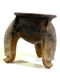 Ancient Terracota Tripod Bowl