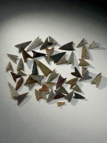 Ancient Collection of 36 Arrowheads