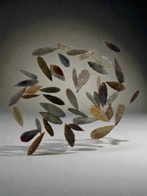 Ancient Group of 40 Leaf Shaped Blades