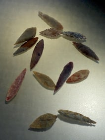 Lot of 14 Leaf and Ancient Serrated Blades