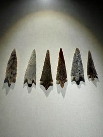 Ancient Arrowheads of Triangular Form