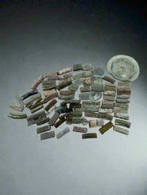 Roman Glass Mosaic & Dish Set