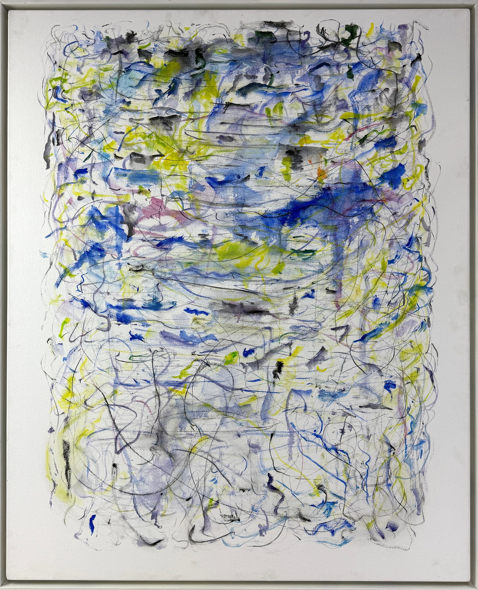 Abstract Mixed_Media Painting with Fluid Composition by Robert Harms (1 of 7)