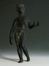 Ancient Roman Bronze Male Figure