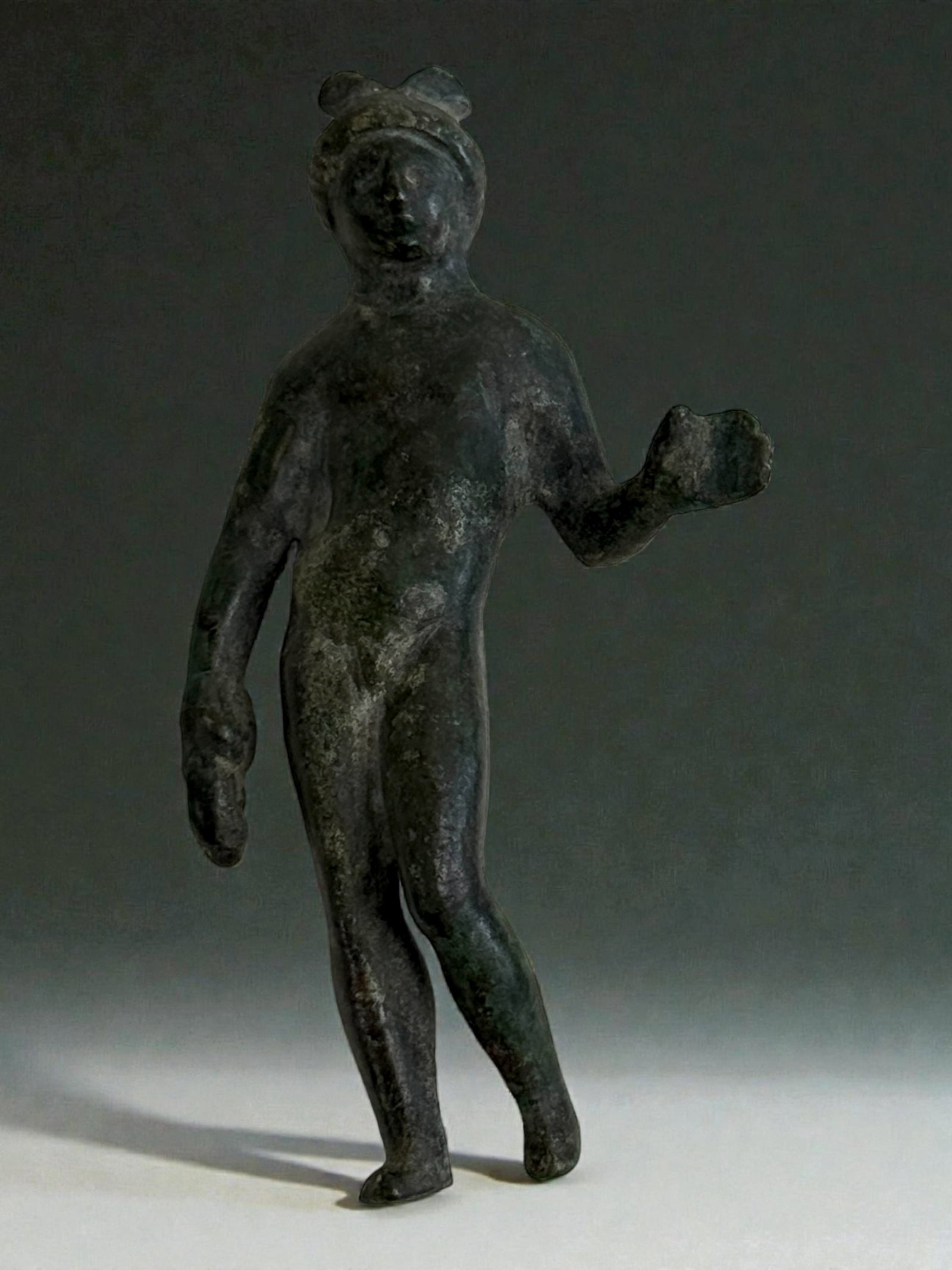 Ancient Roman Bronze Male Figure (1 of 2)