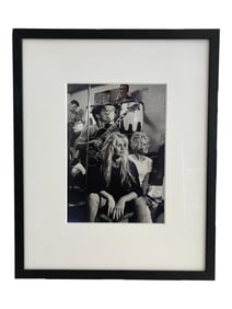 Burt Glinn, Sacha DISTEL et Brigitte BARDOT Black_and_White Photograph Signed
