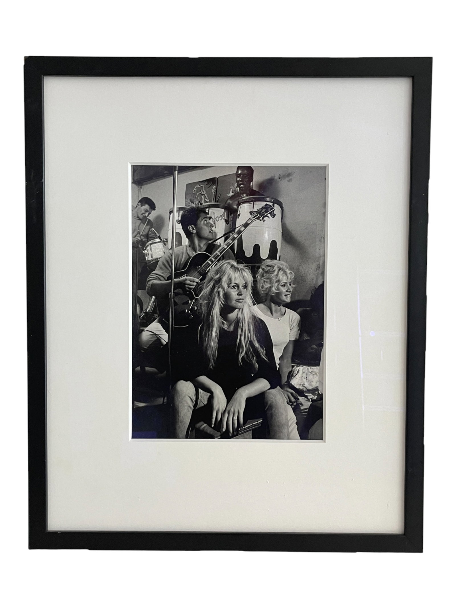 Burt Glinn, Sacha DISTEL et Brigitte BARDOT Black_and_White Photograph Signed (1 of 4)