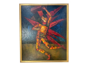 Large Oil Painting on Canvas by Aleksandrov