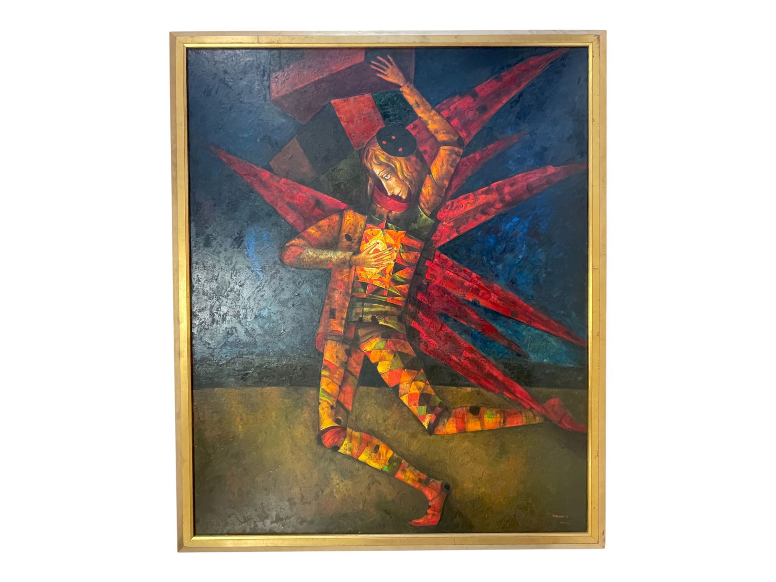 Large Oil Painting on Canvas by Aleksandrov (1 of 9)