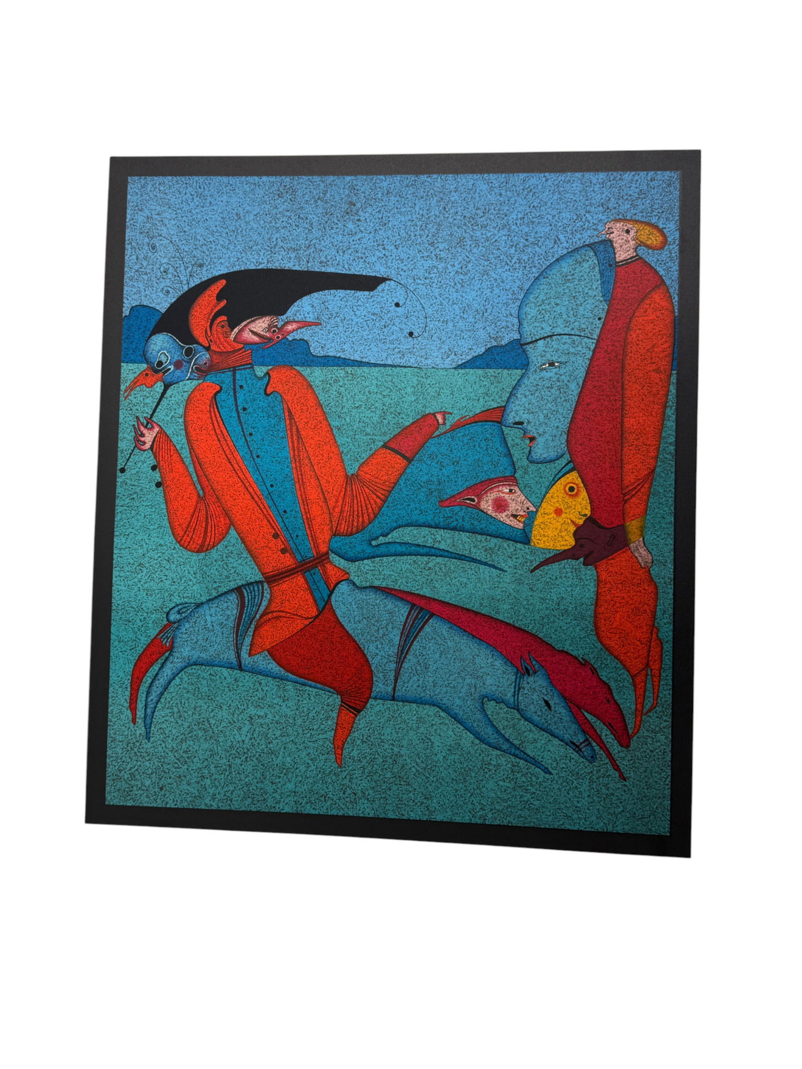 Beautiful Rare Lithograph S/N by Mihail Chemiakin: Beautiful Rare Lithograph S/N by Mihail Chemiakin. 21" x 30"