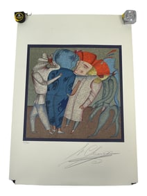 Beautiful Rare Lithograph S/N by Mihail Chemiakin