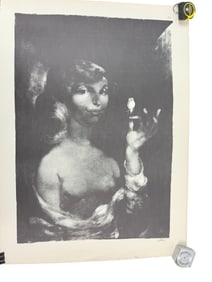 Endre Szasz  lithograph Hungarian Artist