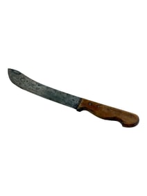 Vintage Hand-Forged Bush Knife Wide Belly Blade