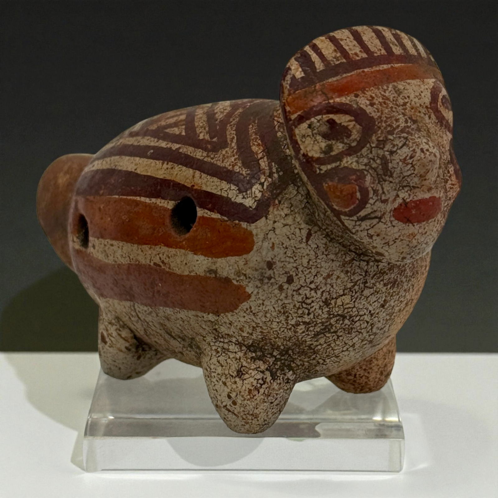 Painted Zoomorphic Effigy (1 of 6)
