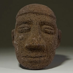 Pre-Columbian Stone Standing Figure