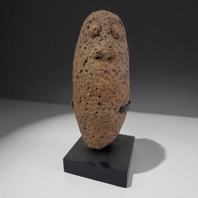Pre-Columbian Volcanic Stone Head