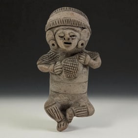 Pre-Columbian Painted Standing Figure