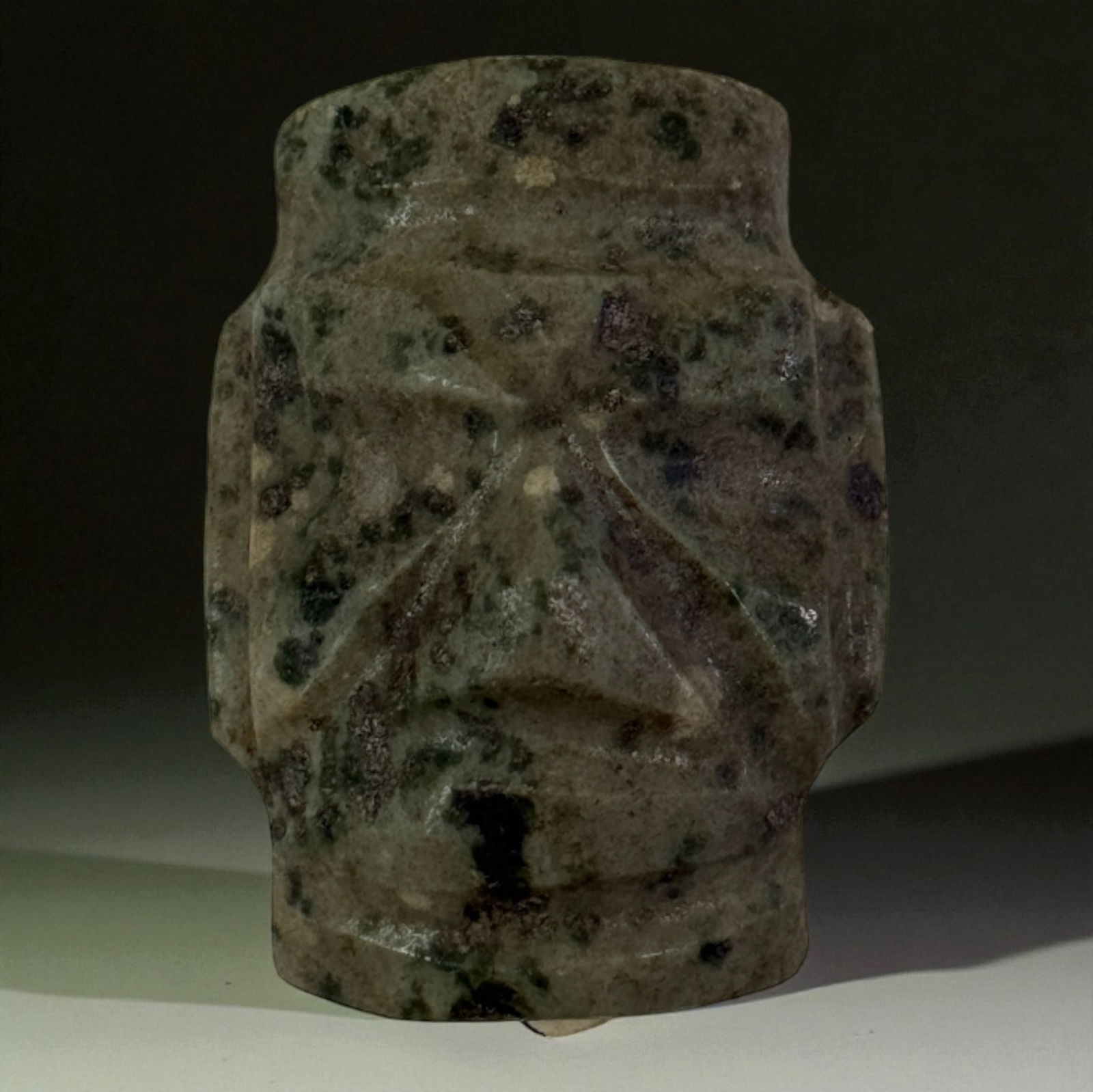 Pre-Columbian Hardstone Carved Mask (1 of 5)