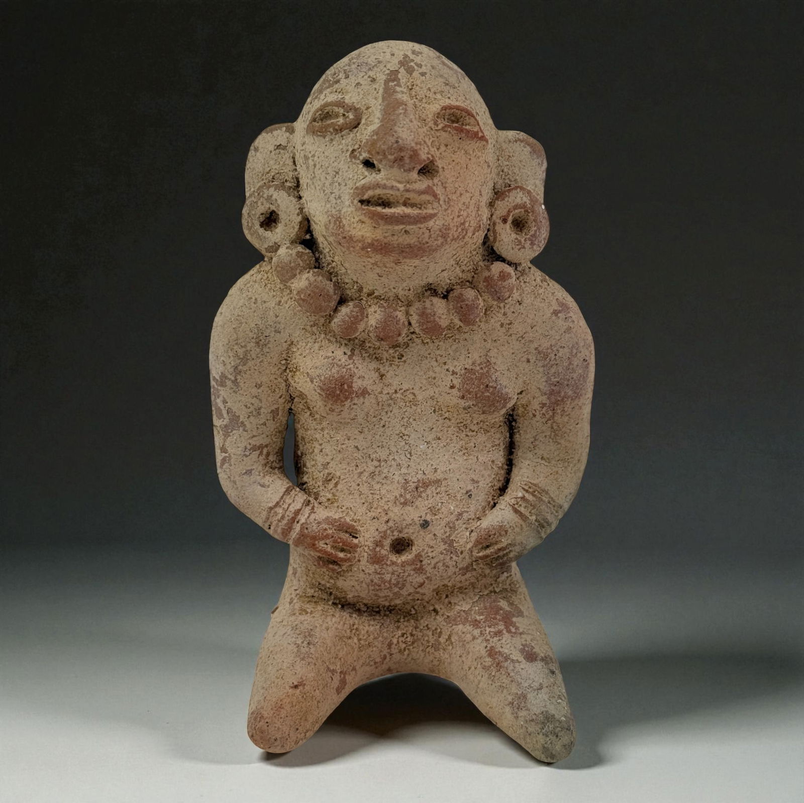 Pre-Columbian Kneeling Female Figurine (1 of 7)