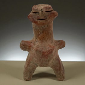Pre-Columbian Painted Animal Effigy