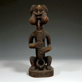 African Carved Male Figure