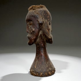 West African Dual-Head Ceremonial Bust