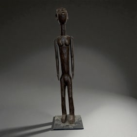 Central African Elongated Ancestor Figure