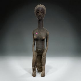 African Female Kneeling Figure ? Congo Region