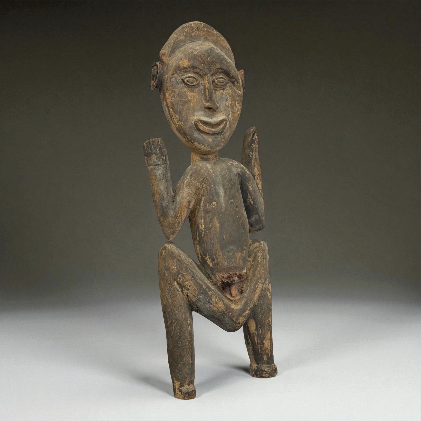 African Squatting Female Figure (1 of 6)