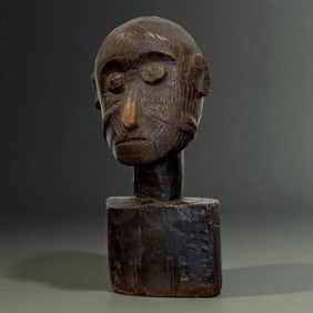 Tribal Wooden Head Mask