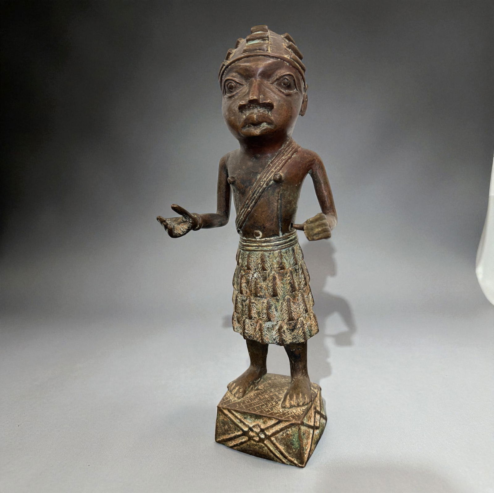African Bronze Tribal Male Figure (1 of 10)