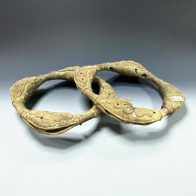 Bronze Tribal Anklets