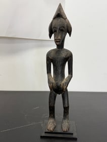 Three Tribal Staff Figures